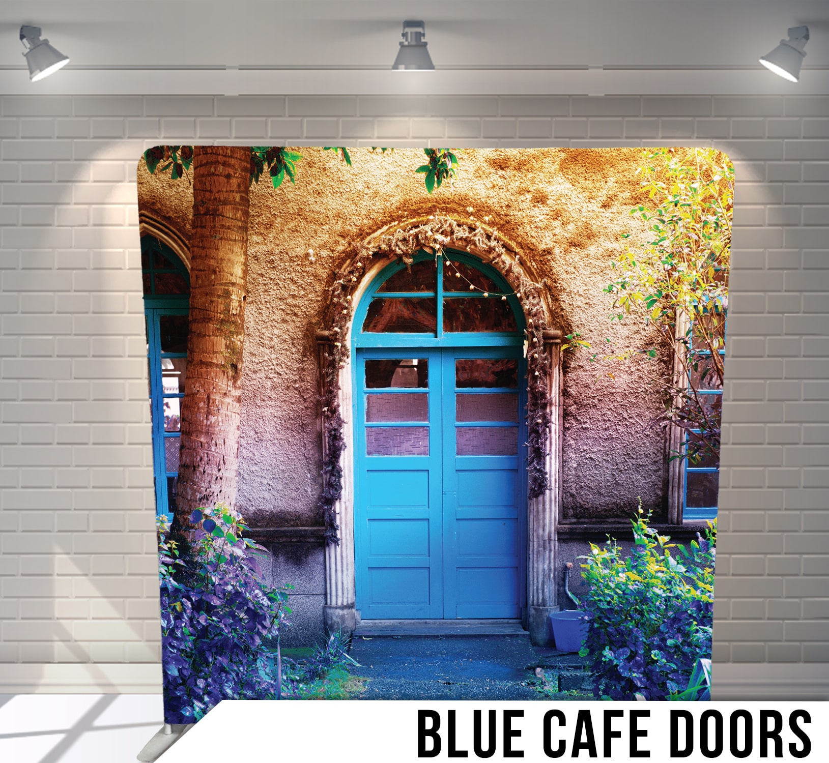 Blue Cafe Doors