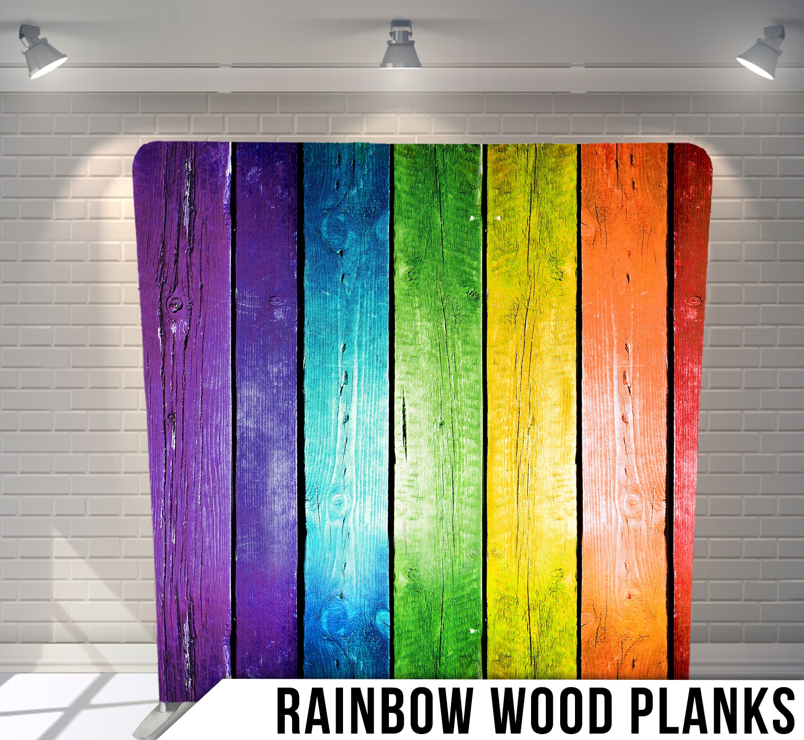 Rainbow Wood Planks